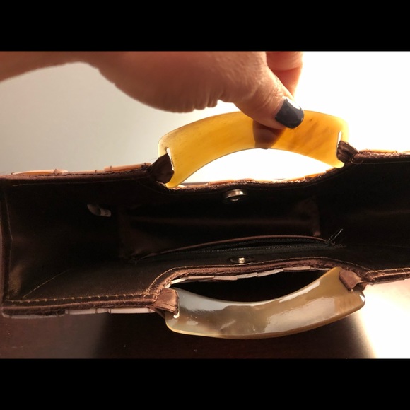 COPY - Unique Mother of Pearl like- Sea Shell bag - Picture 5 of 8